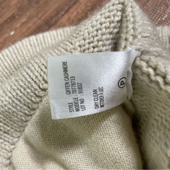 THEORY 100% Cashmere Button Down Long Cardigan Funnel Neck Turtleneck Sweater S - Picture 7 of 8